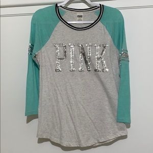 Victoria’s Secret PINK baseball tee